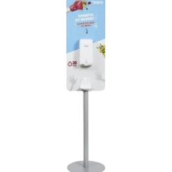 Totem polyvalent pour distributeur électronique de gel Anios