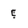 Étrier de fixation pour lampe Lid