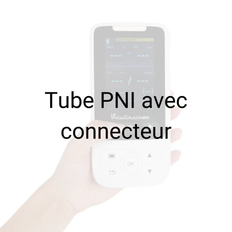 Tube PNI PVC 1.5m avec connecteur pour moniteur Vitalimate Mini
