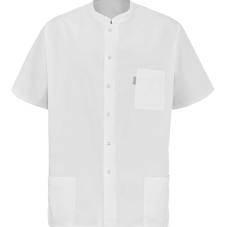 Tunique médicale blanche homme avec col officier Lafont Florent (blanc)