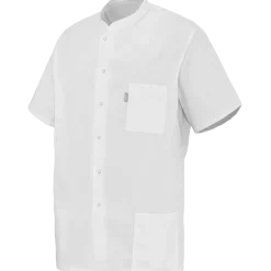 Tunique médicale blanche homme avec col officier Lafont Florent (blanc)