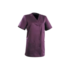 Tunique médicale femme en lyocell Lafont Alexandra (prune)