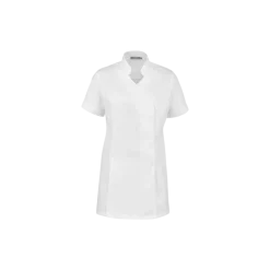 Tunique médicale femme en lyocell avec col officier Lafont Ayako (blanc)