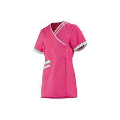 Tunique médicale femme Lafont Lilée (rose et blanc)