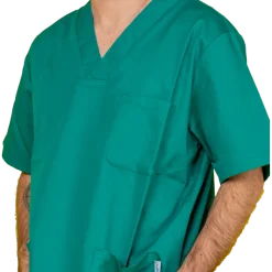 Tunique médicale mixte polyester/coton (vert)