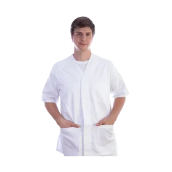 Veste unisexe en coton/polyester Gima (blanc)
