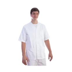 Veste unisexe en coton/polyester Gima (blanc)