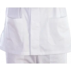 Veste unisexe en coton/polyester Gima (blanc)