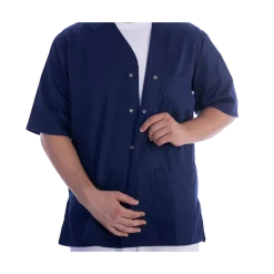 Veste unisexe en coton/polyester Gima (bleu marine)