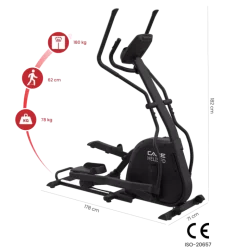 Vélo elliptique connecté CARE Helis FD